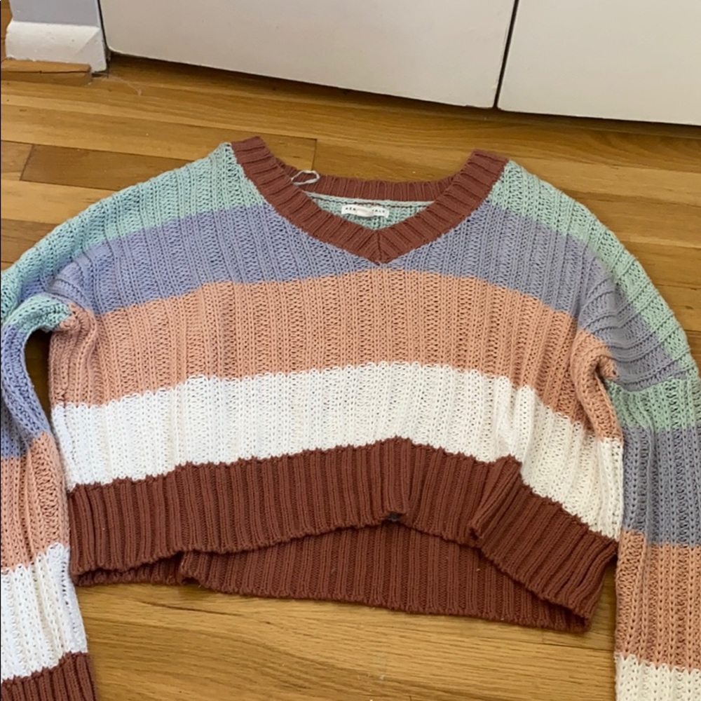 Aeropostale color block sweater